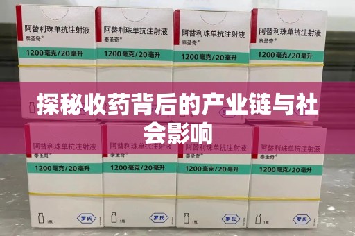 潍坊探秘收药背后的产业链与社会影响